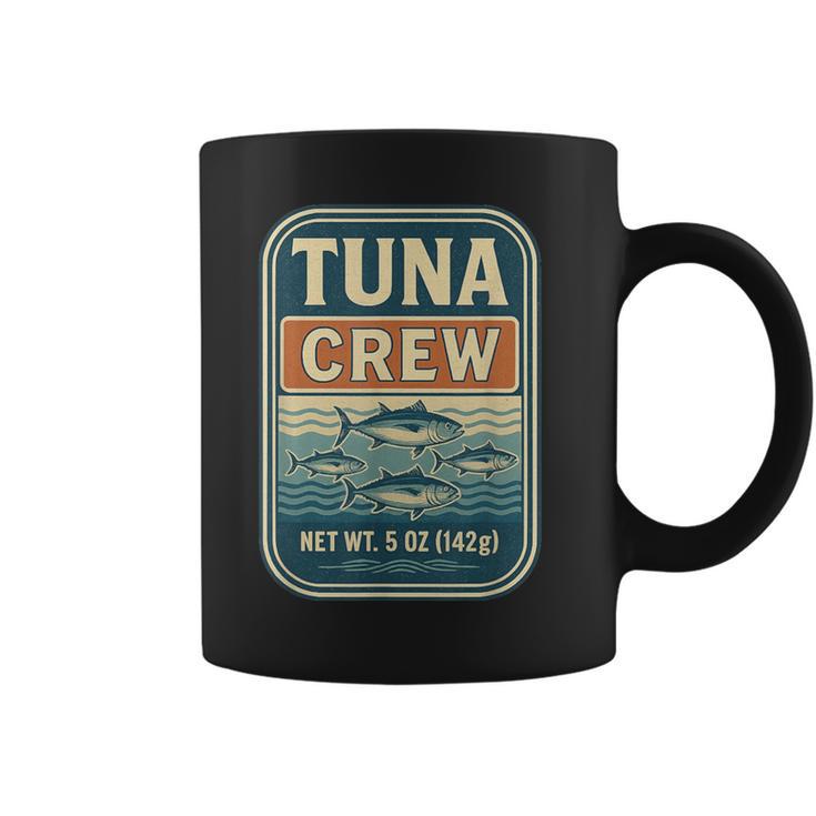 マグロクルーレトロフィッシングシーフードユーモアデザイン コーヒーマグ