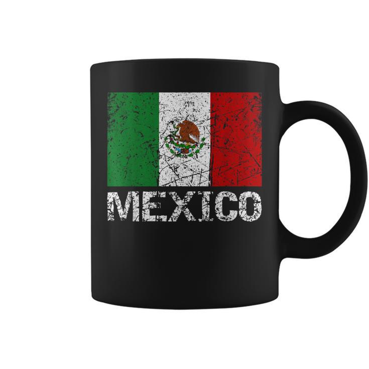 メキシコの国旗 アンティーク調 男性 女性 キッズ コーヒーマグ