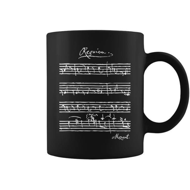 モーツァルトのレクイエム クラシック音楽愛好家tシャツ コーヒーマグ