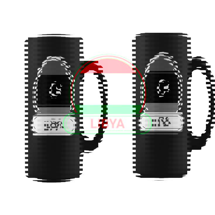 リビア国バッジ リビア国旗 コーヒーマグ