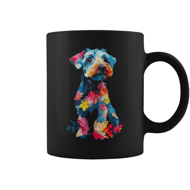 レイクランドテリア 犬 グラフィック ペットアート レイクランドテリア コーヒーマグ