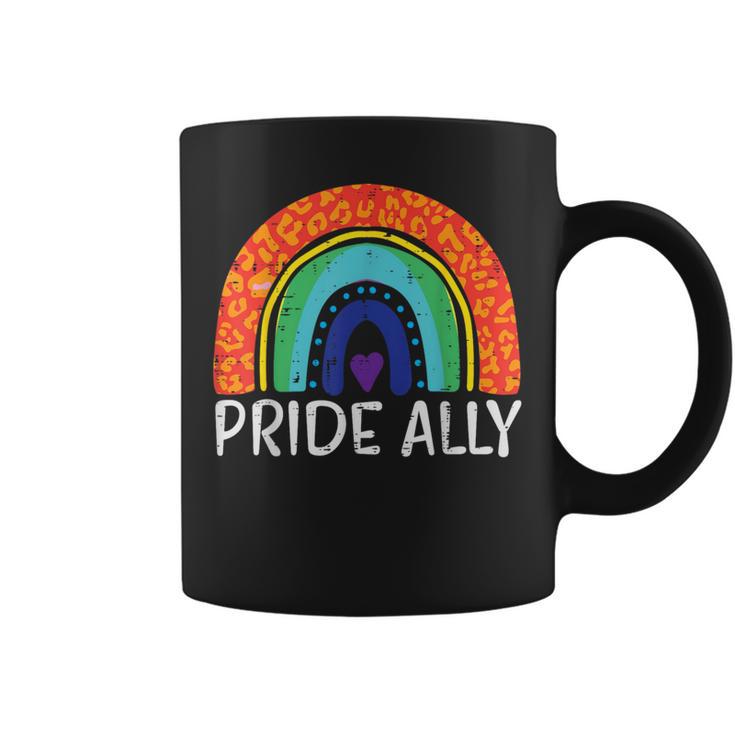 レインボーフラッグ プライド アリー ゲイプライド 月 Lgbtq Ally Lgbt コーヒーマグ