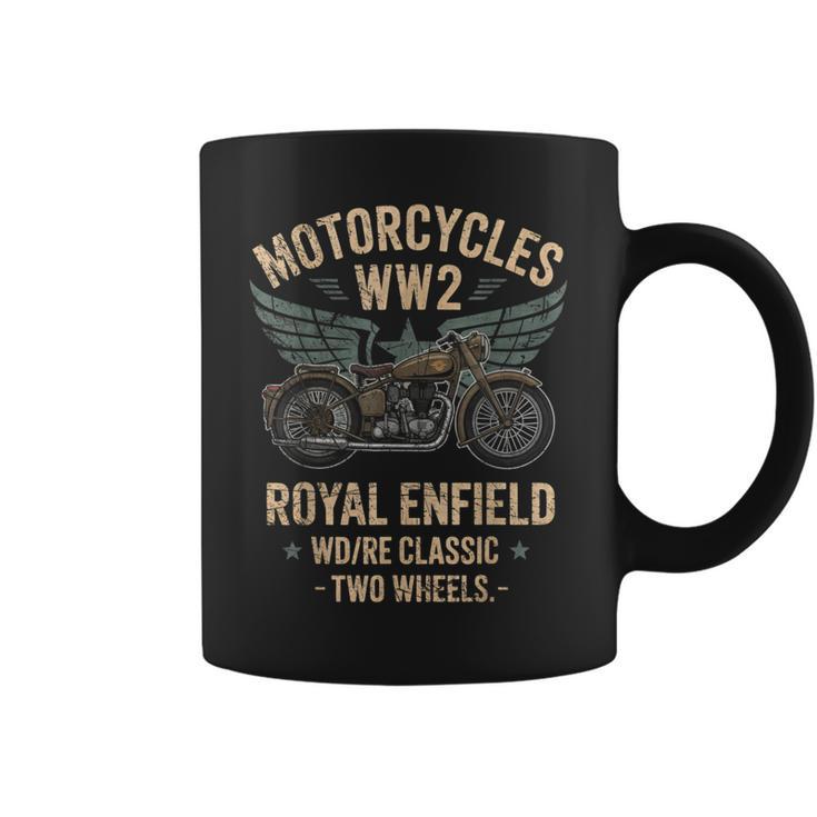 ロイヤルエンフィールドwdReクラシックモーターサイクルww2 コーヒーマグ