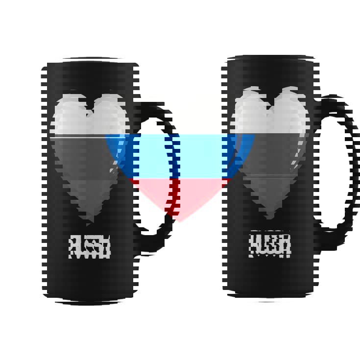 ロシア国旗シャツ コーヒーマグ