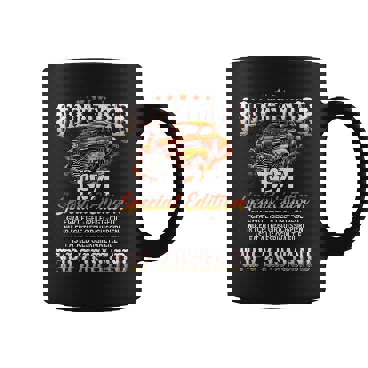 ヴィンテージカー 1971 年 55 歳の誕生日 1971 年のクラシックカー コーヒーマグ