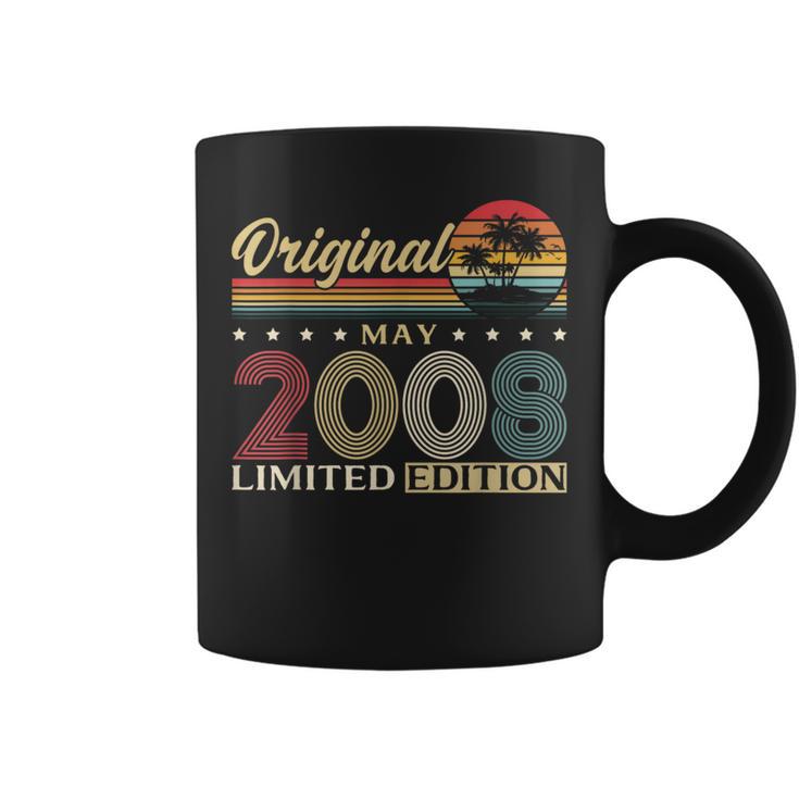 ヴィンテージカー 2008 年5月 18 歳の誕生日 2008 年のクラシックカー コーヒーマグ