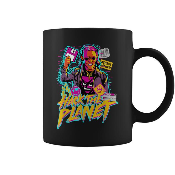 ヴェイパーウェーブ・ハック・ザ・プラネット コーヒーマグ