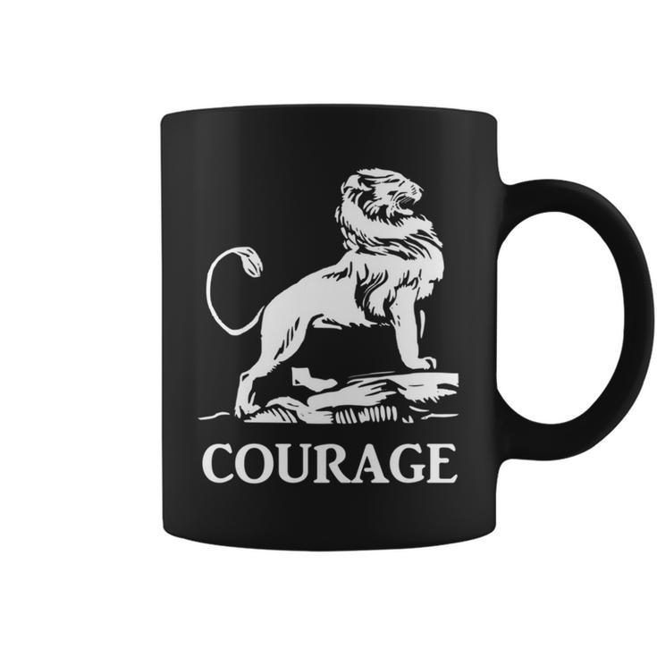 勇気を持って 長袖tシャツ コーヒーマグ