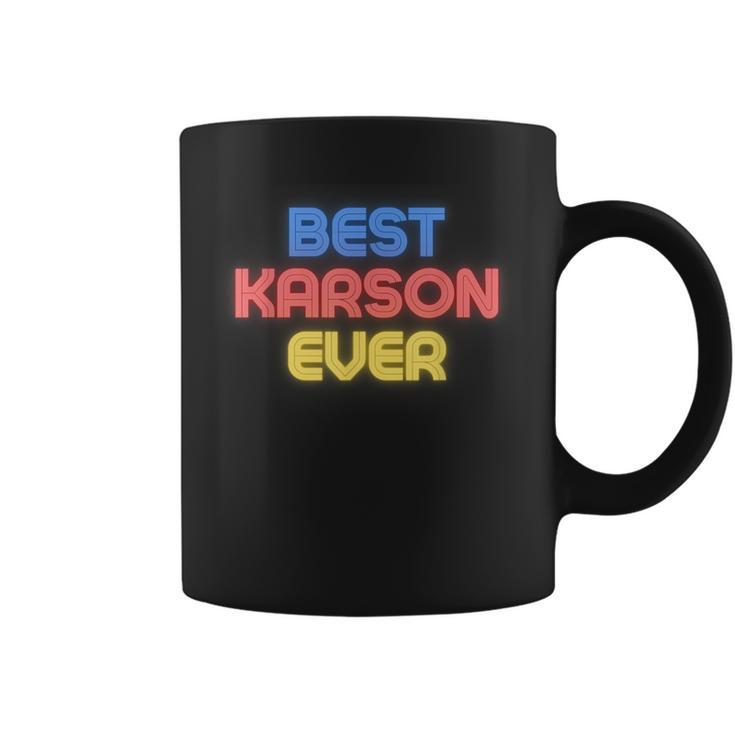 史上最高のカーソン 面白いカーソン名 Karson コーヒーマグ