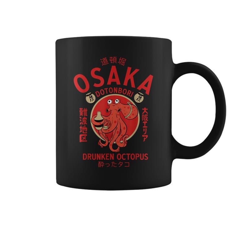 大阪ジャパン 道頓堀 酔ったタコ コーヒーマグ