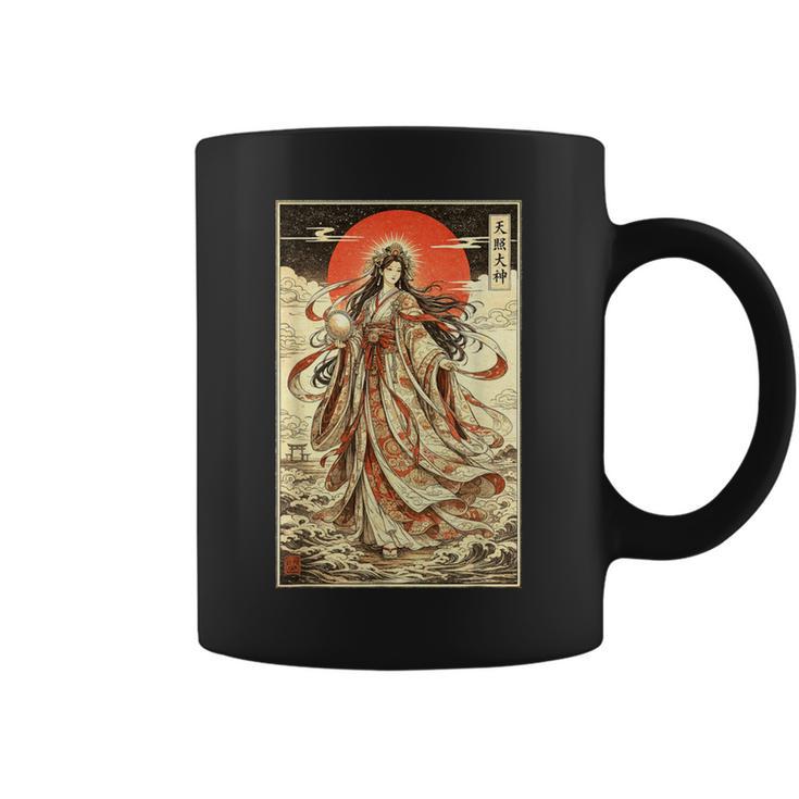 天照神道 女神 日本神話 浮世絵 コーヒーマグ