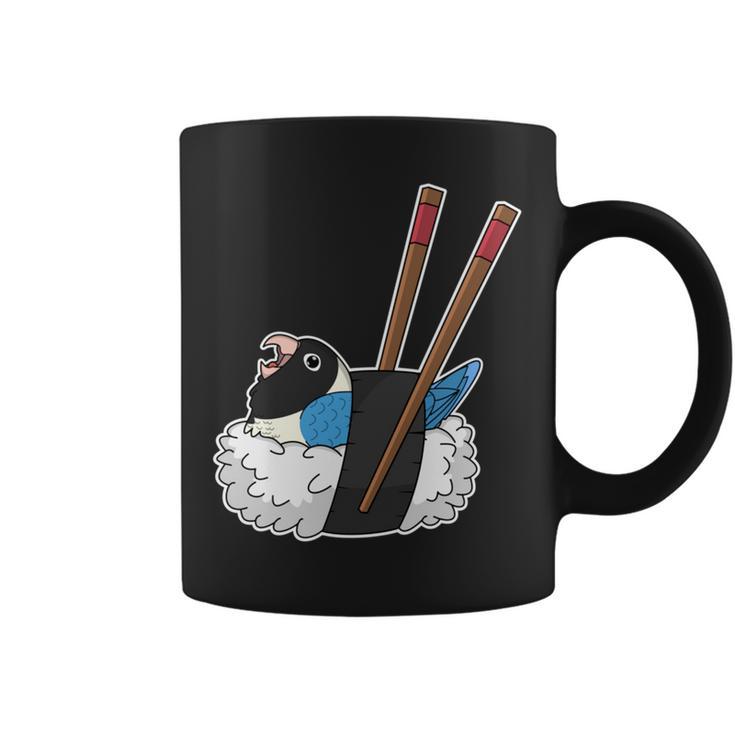 寿司ロール オウム I Kawaii Food I Blue-Masked Lovebird 長袖tシャツ コーヒーマグ