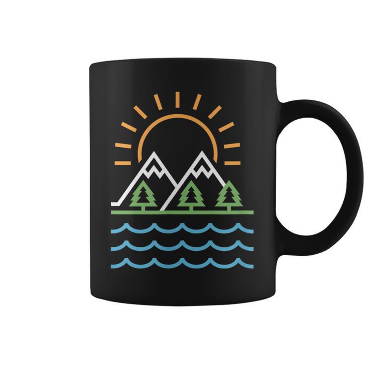 山と海 コーヒーマグ