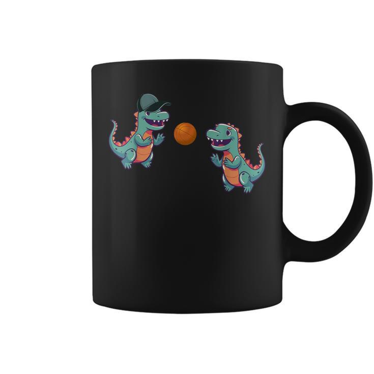 恐竜バスケットボール コーヒーマグ