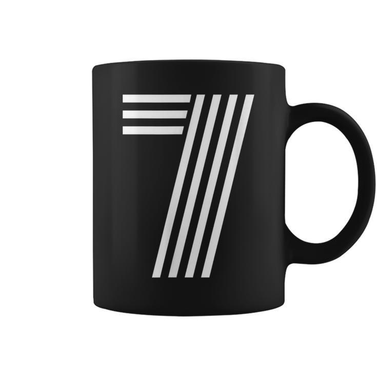 数字 7 ラッキーナンバーセブン コーヒーマグ