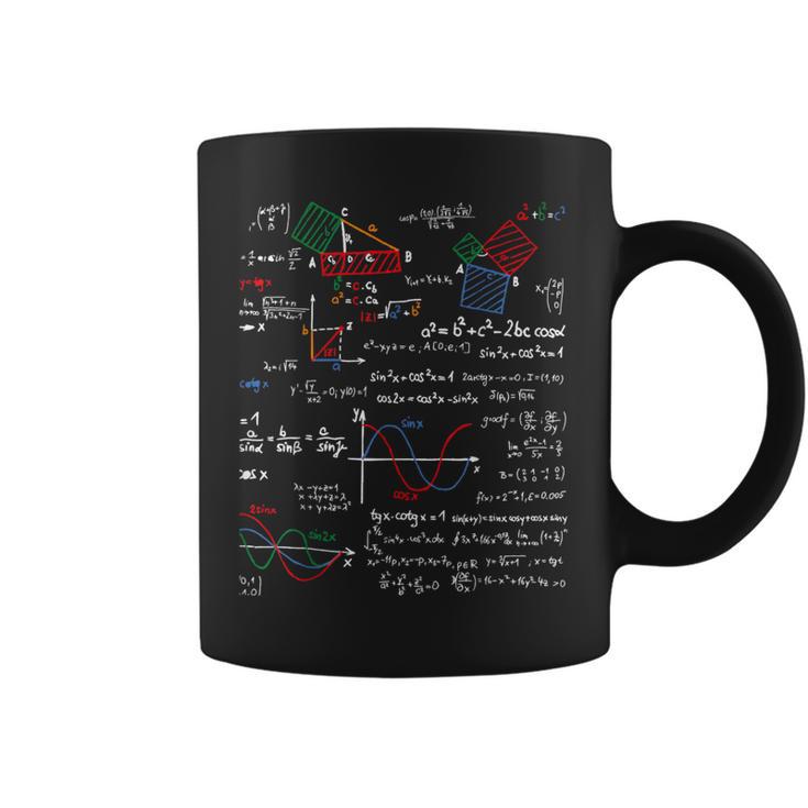 数学tシャツ Teacher Formulas Cheatheet Cool Geek Nerd コーヒーマグ