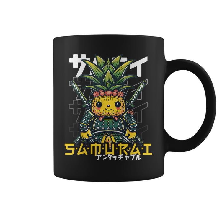 日本の侍 パイナップル戦士 浮世先生サムライ コーヒーマグ