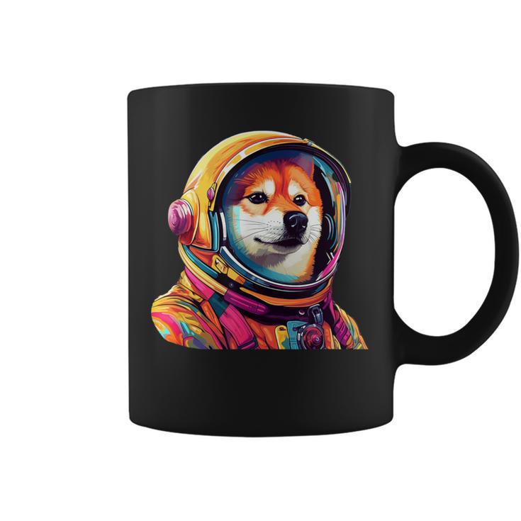 柴犬 面白いtシャツ 犬 宇宙飛行士 かわいい メンズ 子供 おもしろ 服 グッズ ネタ 犬好き コーヒーマグ