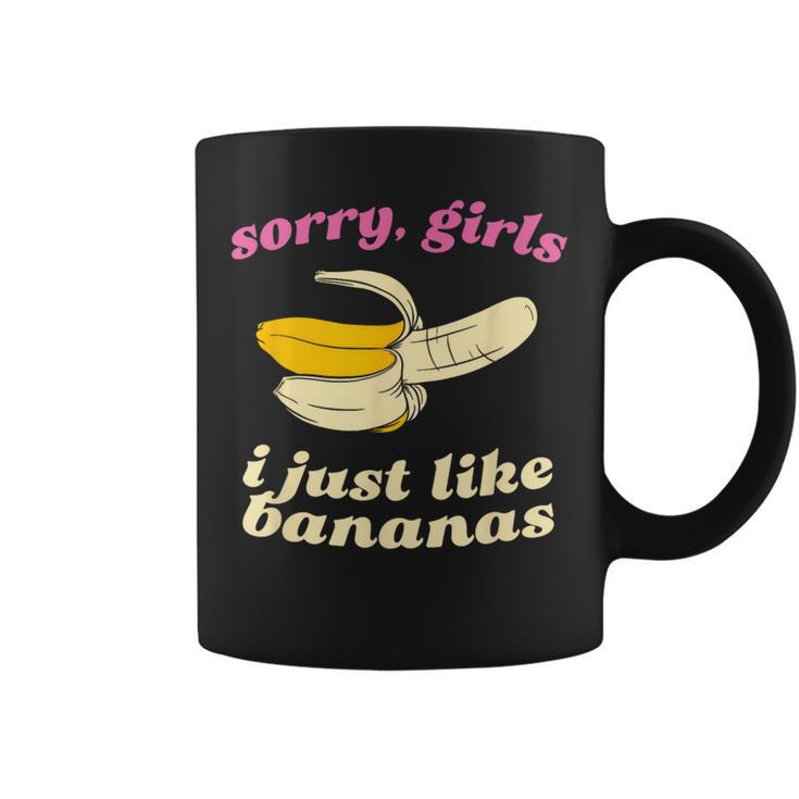 残念な女の子私はバナナが好き ゲイデート コーヒーマグ
