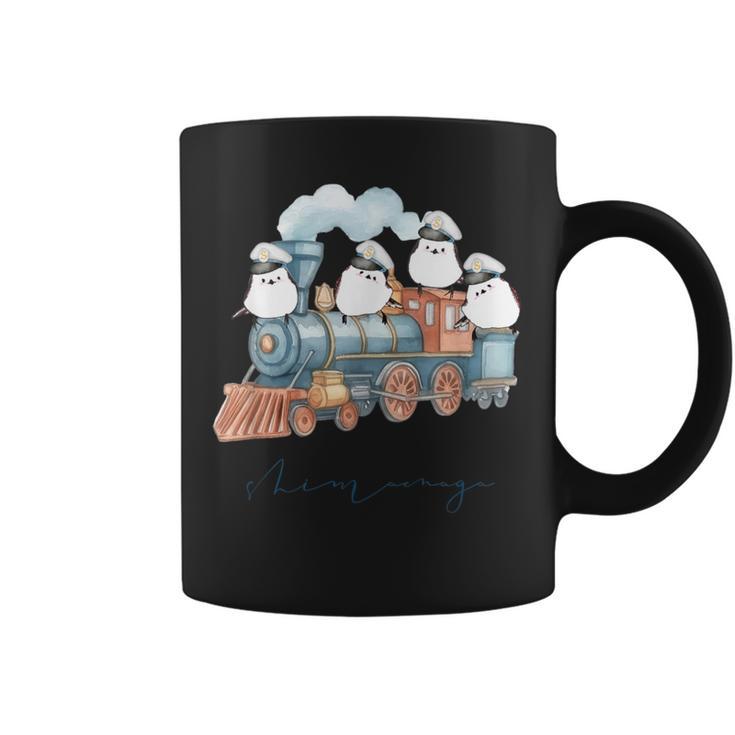 汽車とシマエナガ コーヒーマグ