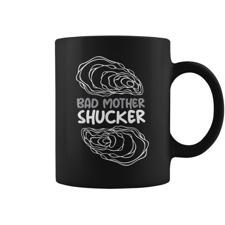 牡蠣iバッドマザーシャッカーi真珠貝の牡蠣 コーヒーマグ