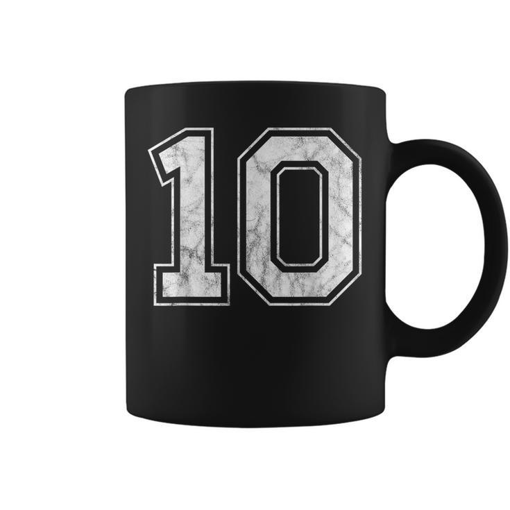 番号10 コーヒーマグ
