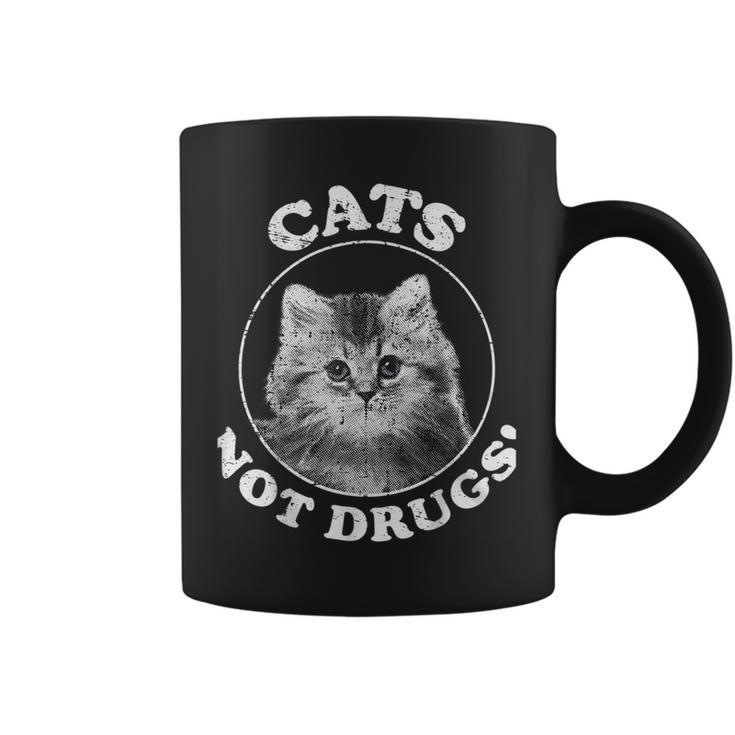 薬物ではなく猫 コーヒーマグ