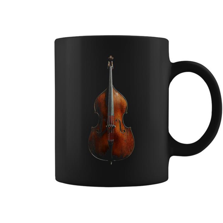 重低音 楽器 モチーフ 作品 コントラバス コーヒーマグ