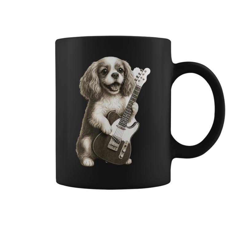 面白いtシャツ キャバリア 犬 ギター イヌ メンズ 犬好き グッズ かわいい おもしろ 面白い 服 ネタ コーヒーマグ