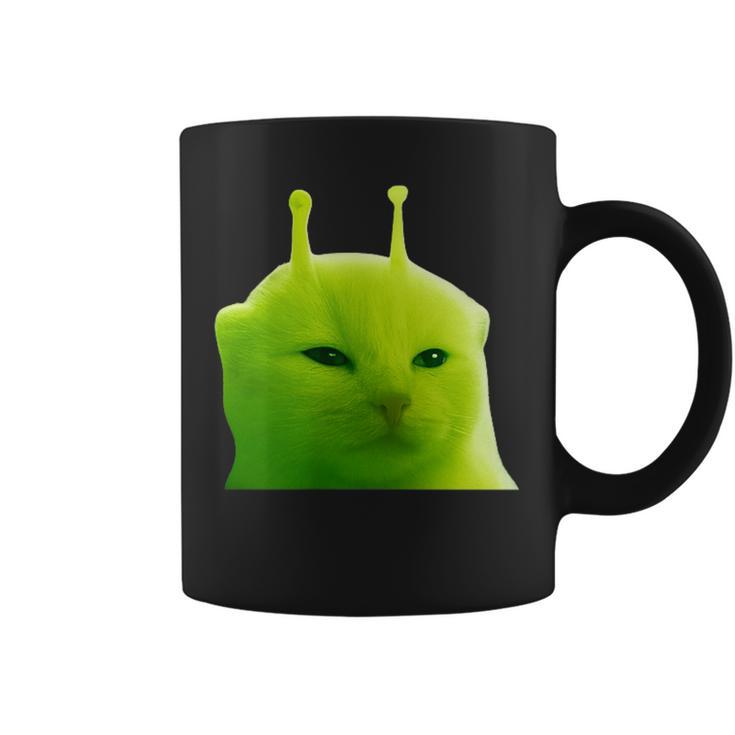 面白いエイリアン 猫 ミーム Glerp Glorp Zep Zep コーヒーマグ