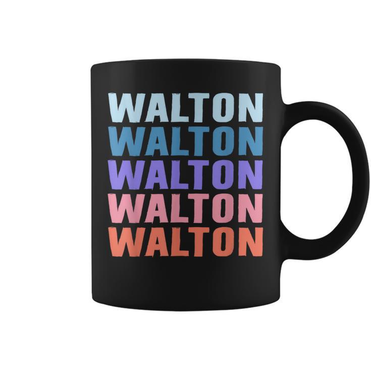 面白いギフト名 Walton 名前入り コーヒーマグ