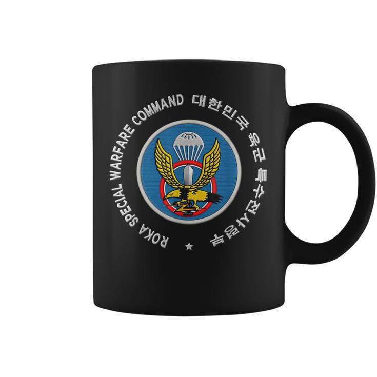 韓国軍特殊部隊 ブラックベレー帽 コーヒーマグ