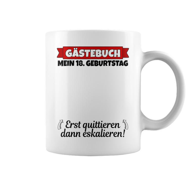 18th Birthday Guest Book Boy 18th Birthday Woman Graphic Print Coffee Mug