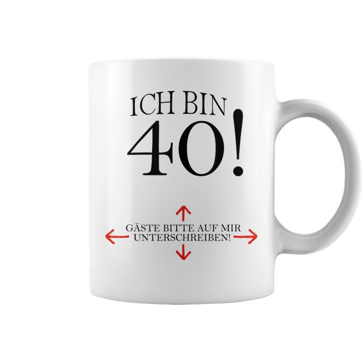 40th Birthday Party Guest Book 40 Years 1979 Graphic Print Coffee Mug