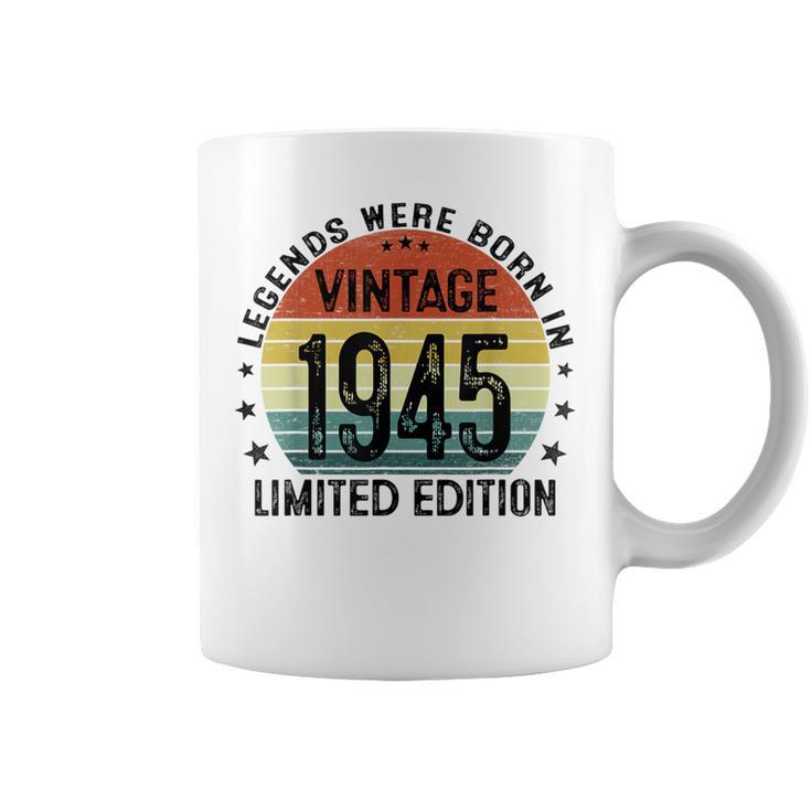 79歳ギフトtシャツ 1945年のベスト・オブ・レジェンド 1945年に誕生 コーヒーマグ