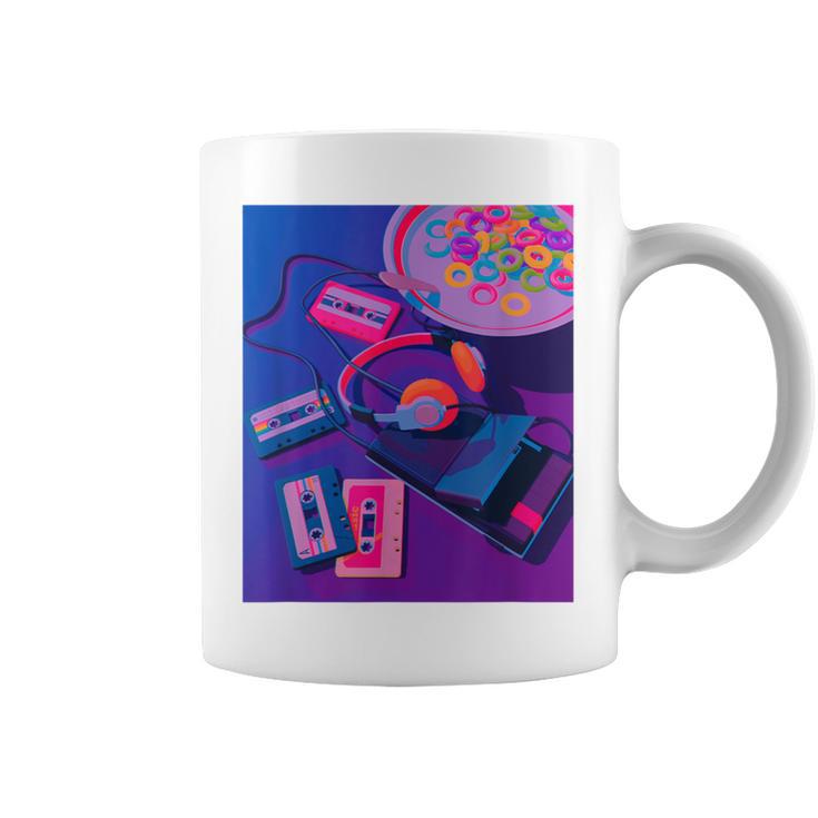 80年代 90年代aporwave レトロ美学 コーヒーマグ