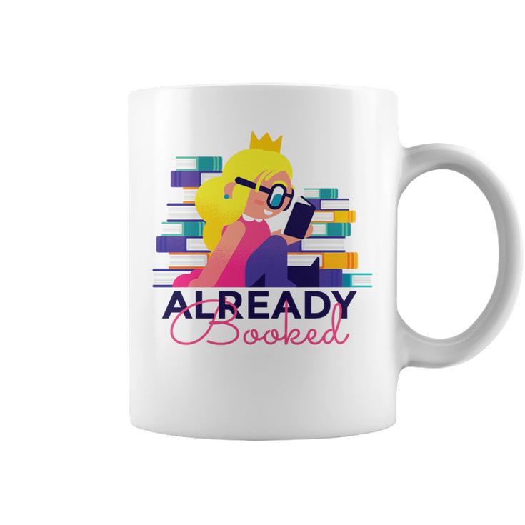 Already Booked Reading Book Lover Literacy Day Bookworm Premium Tri-Blend Graphic Print Coffee Mug