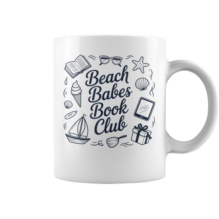 Beach Babes Book Club Graphic Print Coffee Mug
