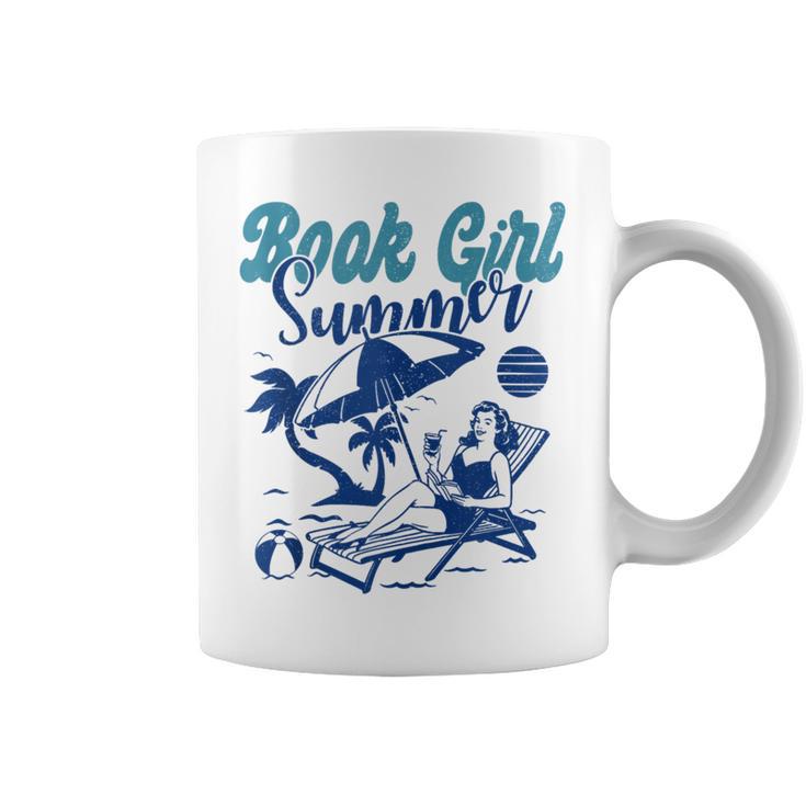 Beach Book Lover Women Girls Book Girl Summer Graphic Print Coffee Mug