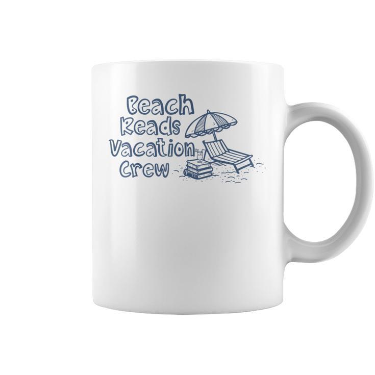 Beach Reads Vacation Crew Matching Book Club Cruise Graphic Print Coffee Mug
