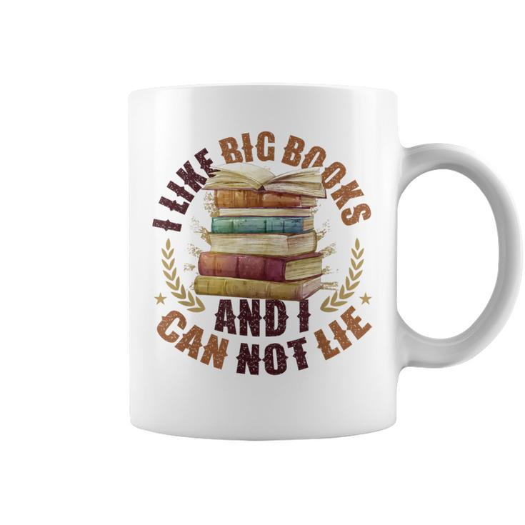 I Like Big Books And I Can Not Lie Book Lovers Reading Graphic Print Coffee Mug