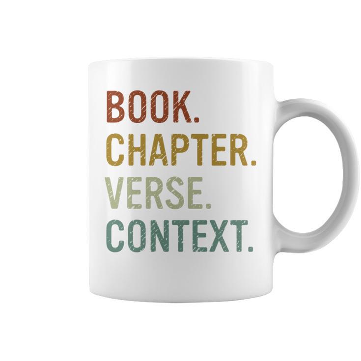 Book Chapter Verse Christian Bible Reformed Theology Graphic Print Coffee Mug