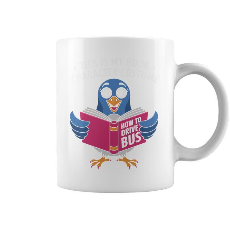 This Is My Book Character Costume Cute Pigeon Kids Reading Graphic Print Coffee Mug
