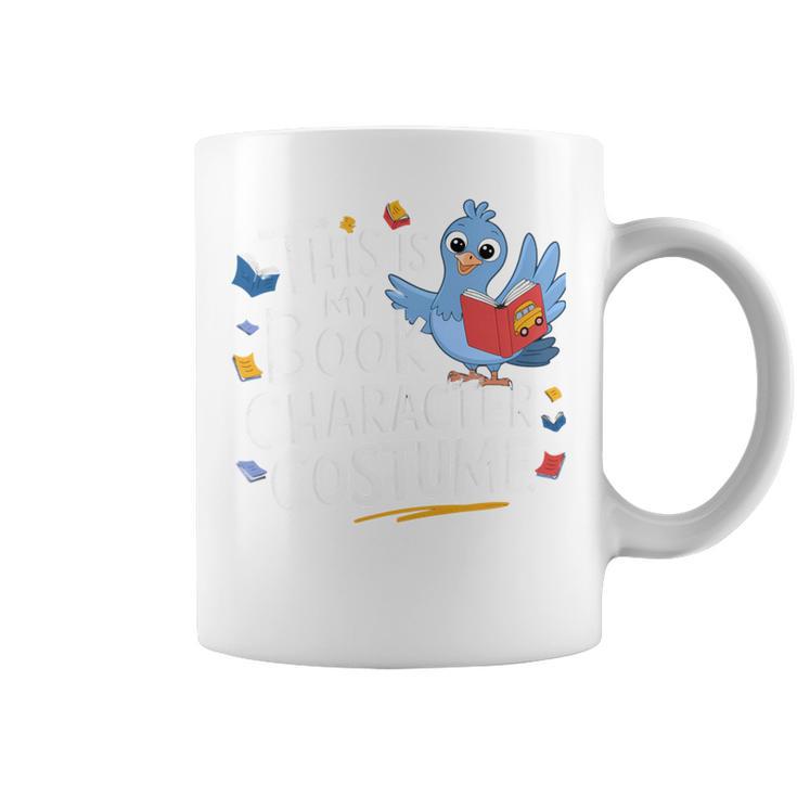 This Is My Book Character Costume Fun Pigeon Reading Lovers Graphic Print Coffee Mug