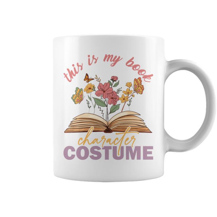 This Is My Book Character Costume Book Lover Graphic Print Coffee Mug