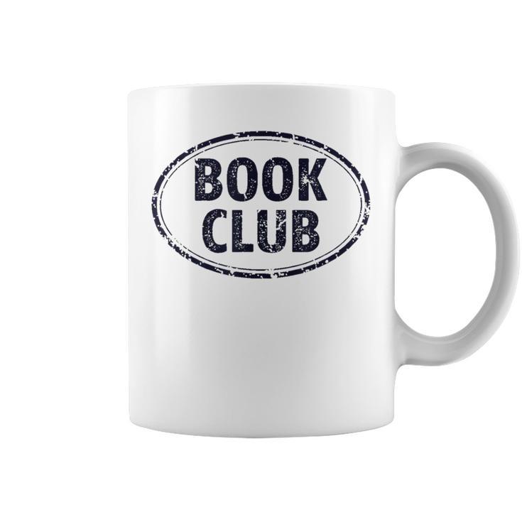 Book Club Oval Logo Graphic Print Coffee Mug