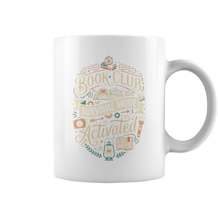 Book Club Reading Books Monthly Women Men Graphic Print Coffee Mug