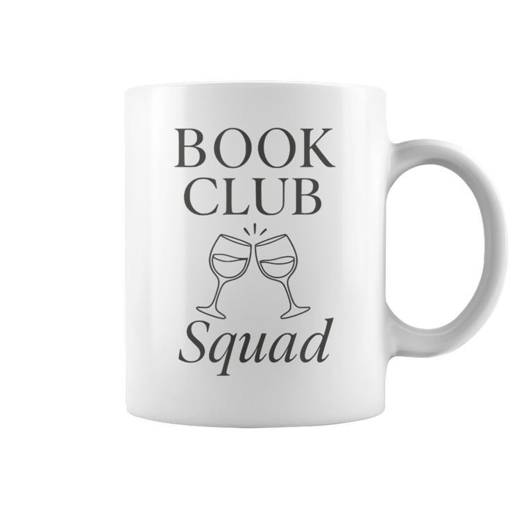 Book Club Squad Reading And Wine Lover Graphic Print Coffee Mug