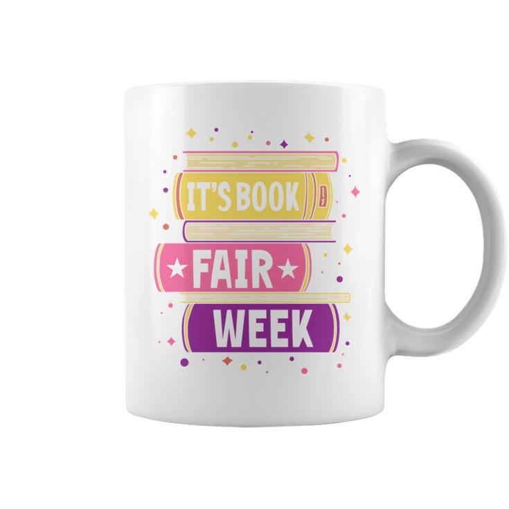 Book Fair Bookworm Library Its Book Fair Week Graphic Print Coffee Mug