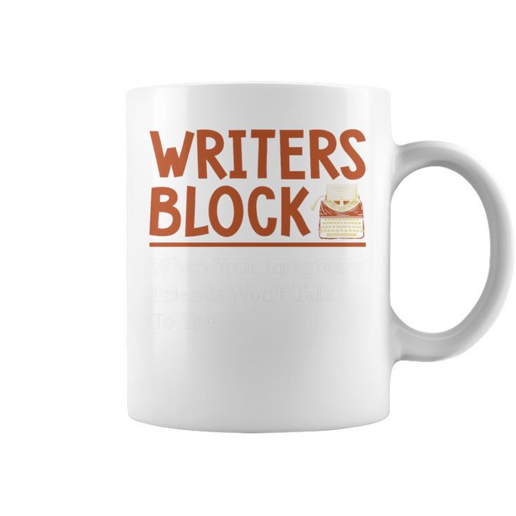 Book Writer Author Writers Block Book Writing Novelist Premium Tri-Blend Graphic Print Coffee Mug